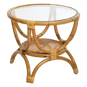 La Foir'Fouille Table appoint rotin far... offre