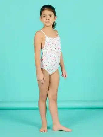 DPAM Maillot de bain 1 pièce réversible enfant fille offre