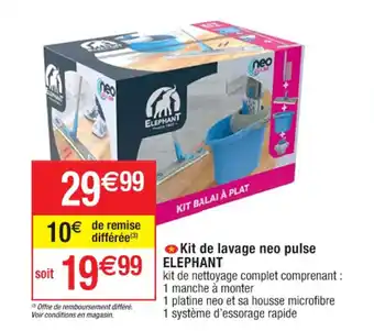 Cora x Carrefour ELEPHANT kit de lavage neo pulse offre