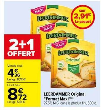 Carrefour Leerdammer original offre