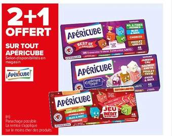 Carrefour Apéricube offre