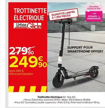Carrefour Trottinette électrique offre
