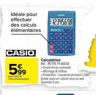 Calculatrice casio