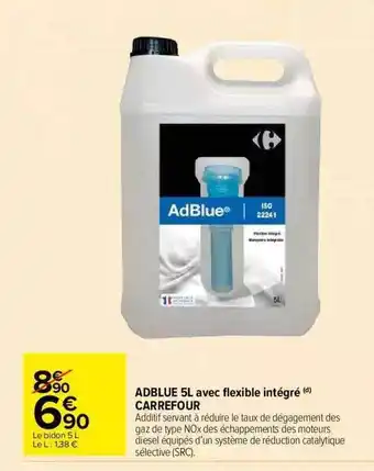 Carrefour Market Adblue 5l avec flexible intégré carrefour offre