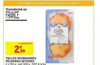 Tielles gourmandes pêcheries sétoises