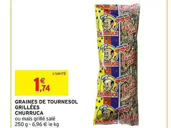 Intermarché Hyper Graines de tournesol grillées churruca offre
