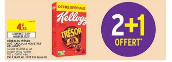 Intermarché Hyper Céréales trésor goût chocolat noisettes kellogg's offre