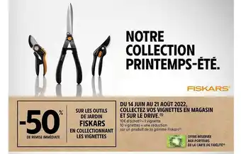Intermarché Hyper Outils de jardin fiskars offre