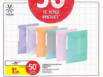 Intermarché Hyper Chemise à élastique a4 propysoft viquel offre