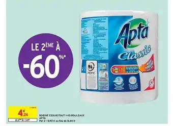 Intermarché Hyper Bobine essuie-tout 1=10 rouleaux apta offre