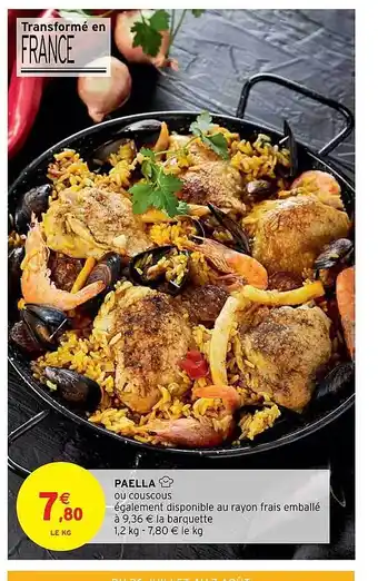 Intermarché Hyper Paella offre