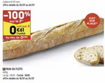 Pain ou flûte