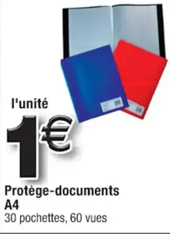 Cora x Carrefour A4 protège-documents offre