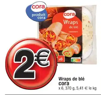 CORA wraps de blé