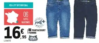 E.Leclerc Pantacourt femme offre