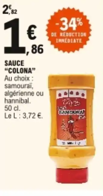 E.Leclerc "COLONA" sauce offre