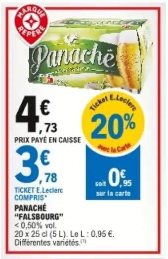 E.Leclerc "FALSBOURG" panaché offre