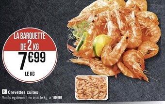 Géant Casino Crevettes cuites offre