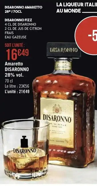 Amaretto disaronno 28% vol.
