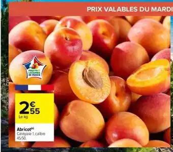Carrefour Abricot offre