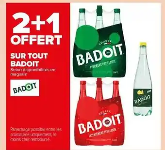 Carrefour Market Badoit offre