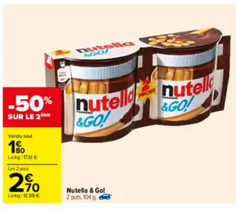 Carrefour Nutelle & Go! offre