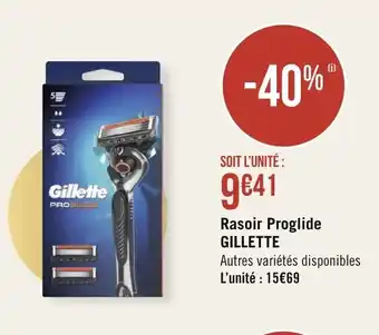 Géant Casino Gillette Rasoir Proglide offre