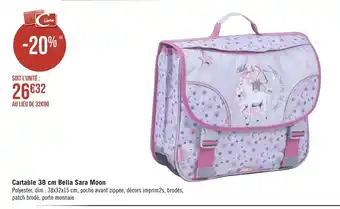 Cartable 38cm Bella Sara Moon