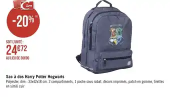 Sac à Dos Harry Potter Hogwarts