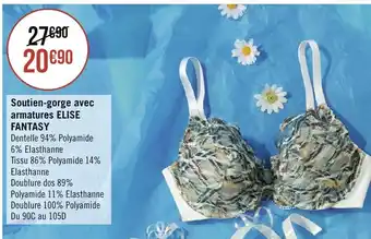 Fantasy Soutien-Gorge Avec Armatures Elise
