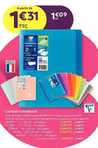 Cahiers koverbook