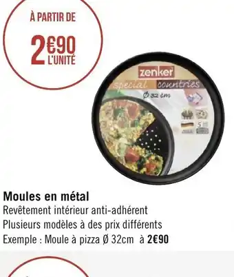Géant Casino Moules En Métal offre