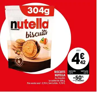 Supeco Nutella Biscuits offre