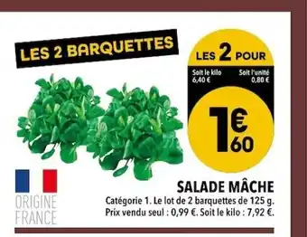Supeco Salade Mâche offre