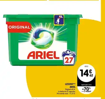 Supeco Ariel Lessive offre