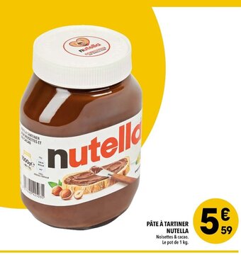 Supeco Nutella Pâte à Tartiner offre