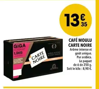 Carte Noire Café Moulu