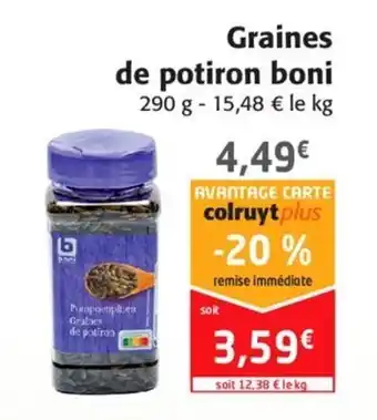 Graines de Potiron Boni
