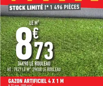 Brico Cash Gazon Artificiel 4x1m offre