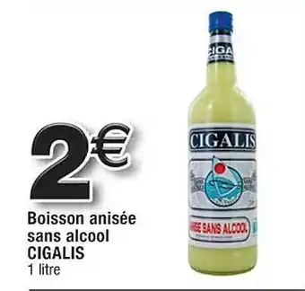 Cora x Carrefour Boisson anisée sans alcool cigalis offre