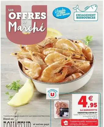 Super U Crevettes Cuites U offre