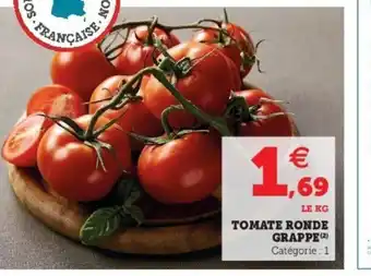 Super U Tomate ronde Grappe offre