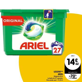 Supeco Ariel lessive* offre