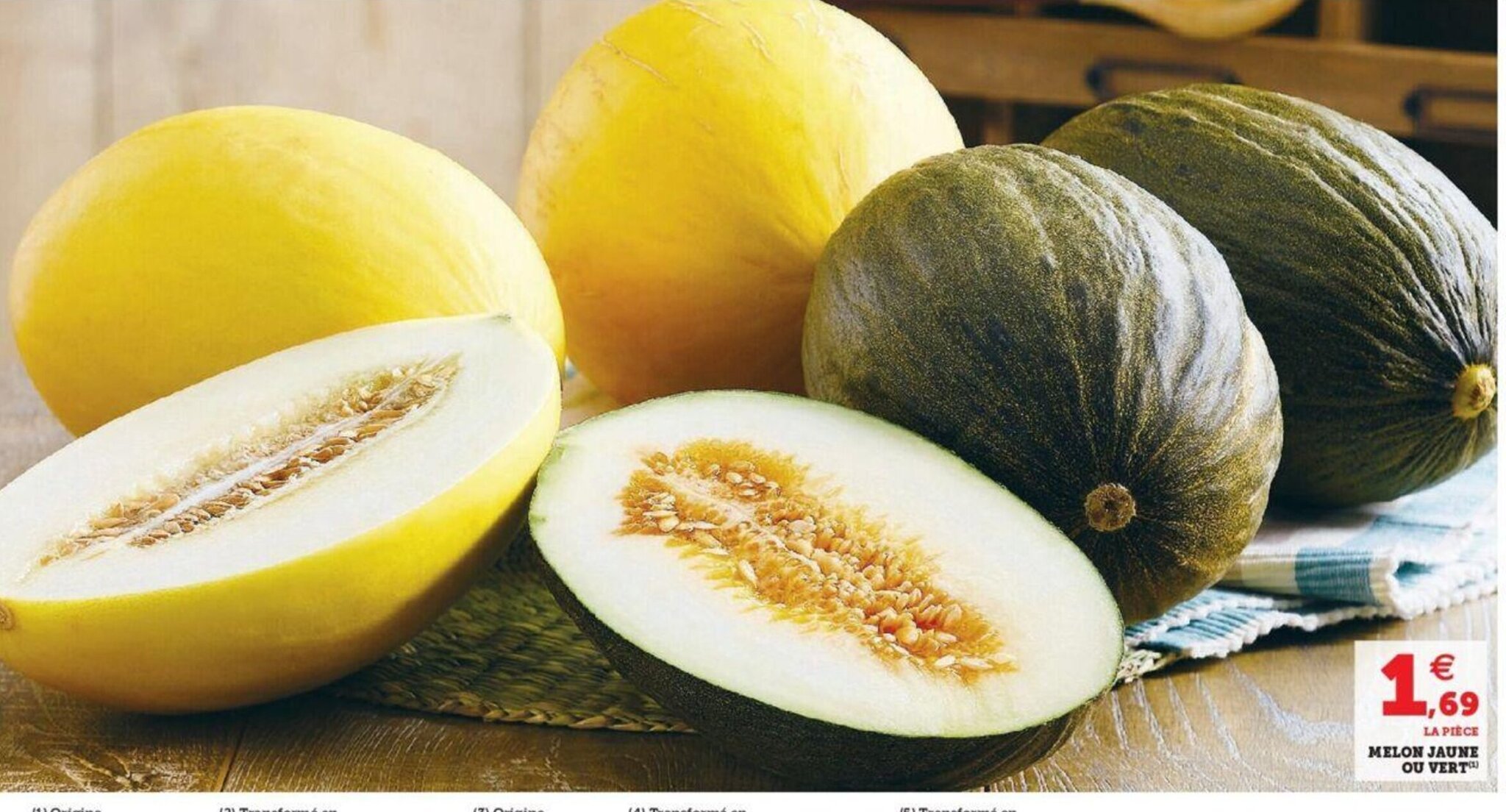 Promo Melon Jaune Ou Vert chez Super U