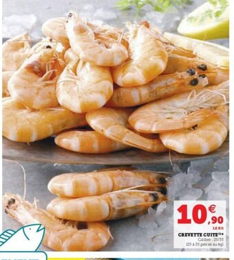 Super U Crevette Cuite offre