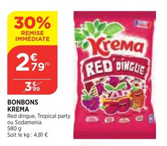 Bi1 Bonbons krema offre
