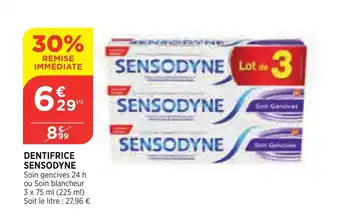 Dentifrice sensodyne