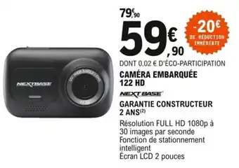 Caméra embarquée 122 HD