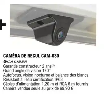 E.Leclerc L'Auto Caméra de recul cam-030 offre