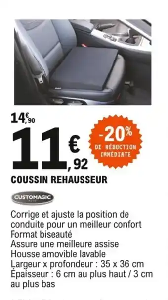 E.Leclerc L'Auto Coussin rehausseur offre